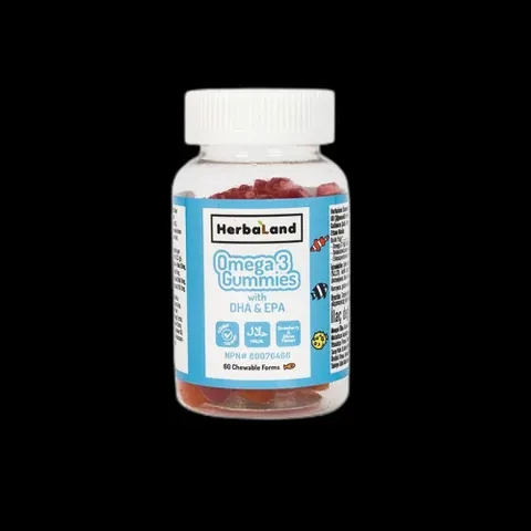 Гумми-витамины Herbaland Омега-3 с DHA и EPA 60 капсул