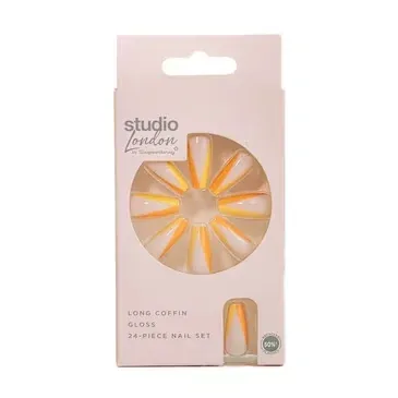 Falsche Nägel Gelbe Linie von Superdrug Studio