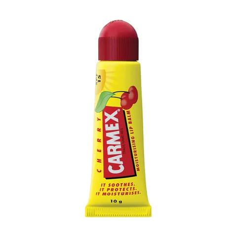 Carmex Kirsch Lippenbalsam 10g - SPF 15, Hydratisiert & Schützt die Lippen
