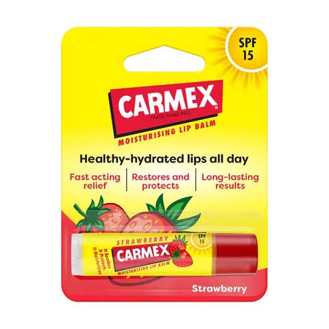 Carmex Erdbeer Lippenbalsam Stick SPF 15