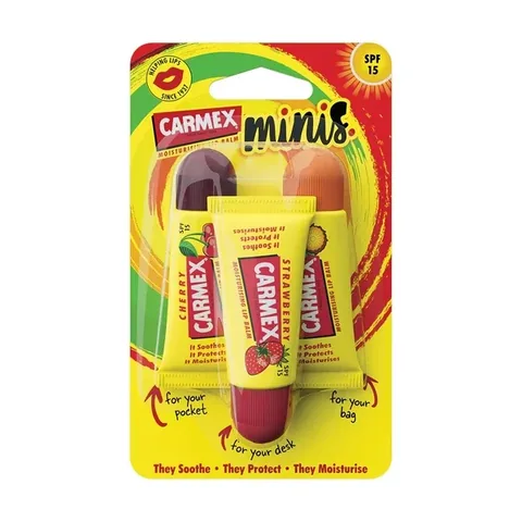 Carmex Mini Lippenbalsam Trio Set