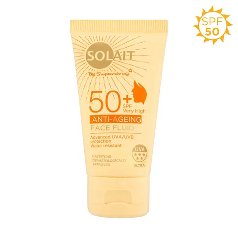 Солнцезащитный крем для лица Solait Анти-эйдж SPF 50 50 мл