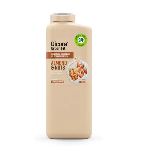 Dicora Urban Fit Urban Fit Shower Gel Vitamin B Almond And Hazelnut 400 ml