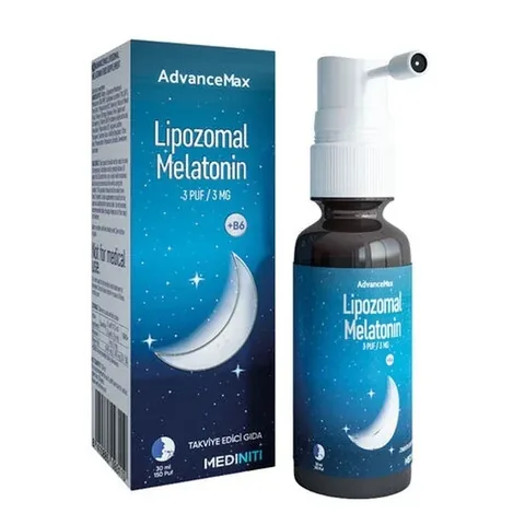 Mediniti AdvanceMax Liposomales Melatonin Spray + B6 30ml