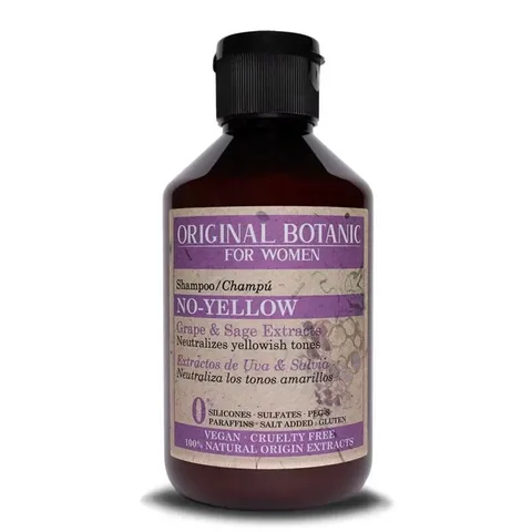 Original Botanic Vegan No Yellow Lila Shampoo für Blondes 250ml