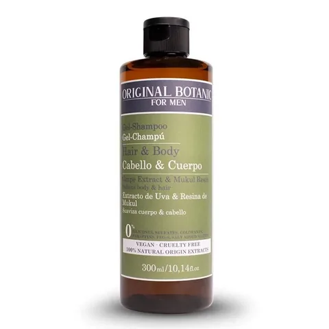 Original Botanic Veganes Gel Shampoo für Männer - 300ml