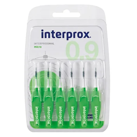 Dentaid INTERPROX 4G Micro Blister 6 pcs - Green - N31192
