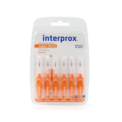 Dentaid INTERPROX 4G Supermicro Blister 6-pack - Orange - N31193