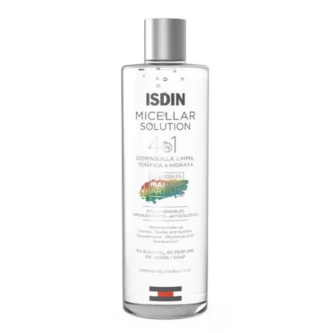 Isdin Mizellen-Reinigungswasser Make-up Entferner für empfindliche Haut 400 ml