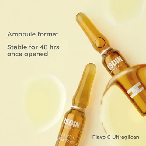 Hyaluronic Acid and Peptide Booster Serum for Skin Hydration by Isdin, 10 Ampoules 2 ml