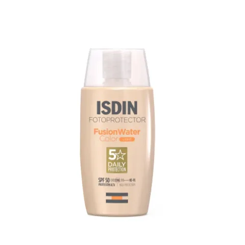 Исдин Фьюжн Уотер Колор Лайт Солнцезащитный крем SPF 50 - 50 мл