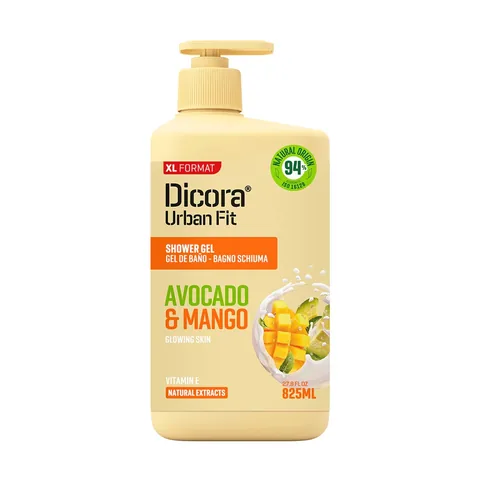 Dicora Urban Fit Shower Gel Vitamin E Mango And Avocado 825 ml