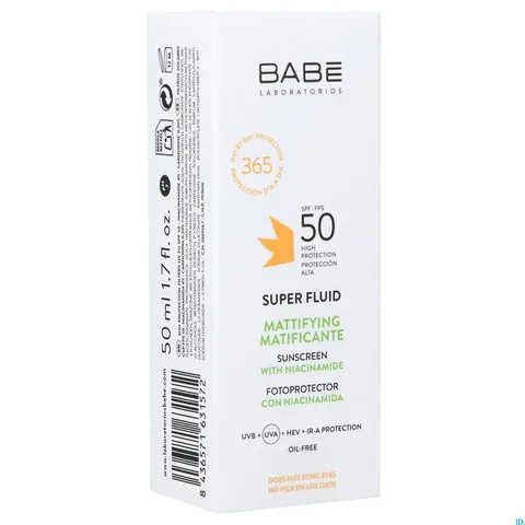 Суперфлюид для лица с матирующим эффектом SPF 50 50 мл от Babe