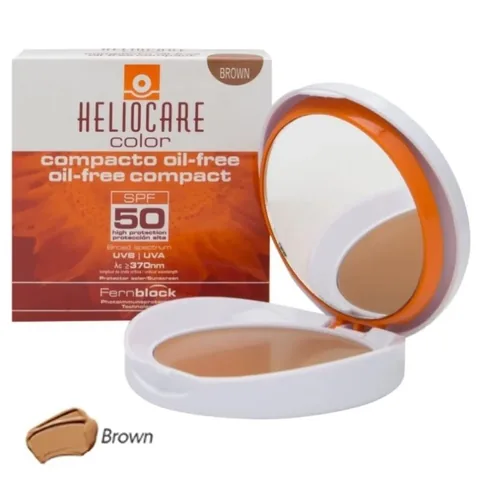 Heliocare هيليوكير كولور بعامل حماية من الشمس 50 خالي من الزيوت، 10 غرام بني