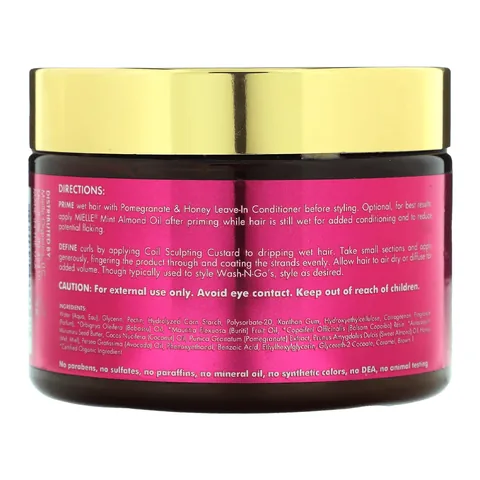 Granatapfel- und Honig-Curl-Defining-Custard 340g von Miel Organics