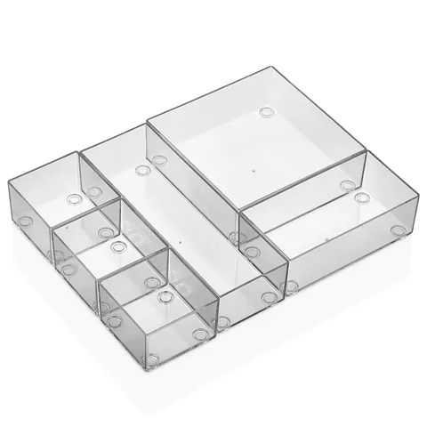 Esda 6-teiliges Kunststoff-Schubladen-Organizer-Set