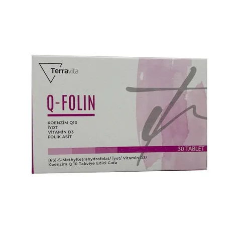 Q-Folin Coenzyme Q 10 Dietary Supplement 30 Tablets