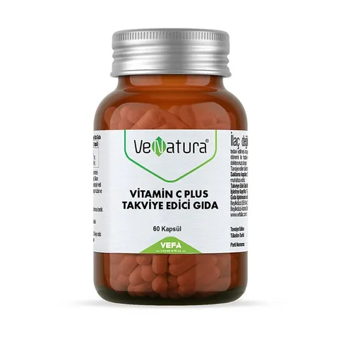 VeNatura Vitamin C PLUS Nahrungsergänzungsmittel - 60 Kapseln