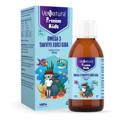 VeNatura Kids Premium Omega 3 Dietary Supplement 150 ml