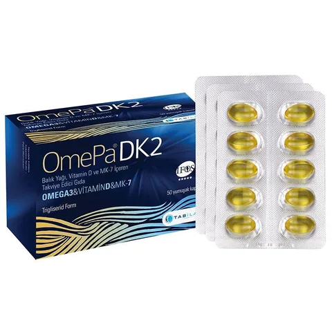 Omepa DK2 Omega 3 - Vitamin D - Menaq7 50 Soft Capsule