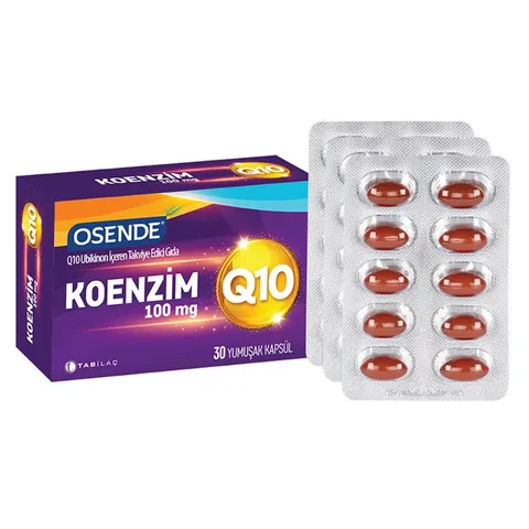 Osende Coenzyme 100mg Q10 30 Softgel Capsules