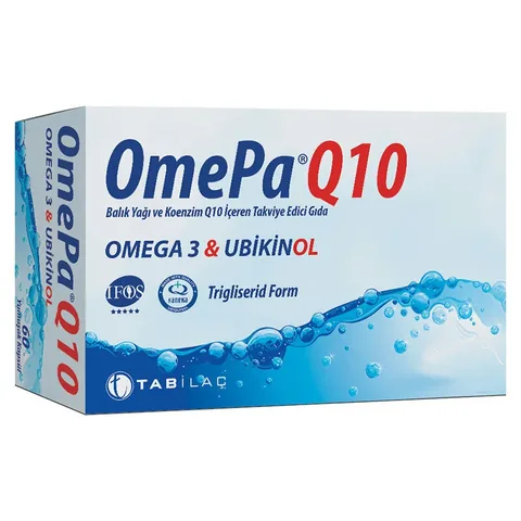 Omepa-Q10 Omega 3 Ubiquinol 90 Capsules
