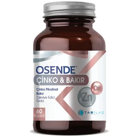 Osende Zinc Copper 60 Capsules