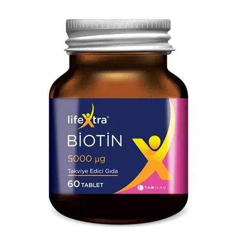 LifeXtra مكمل غذائي من لايف إكسترا بيوتين، 60 قرصًا