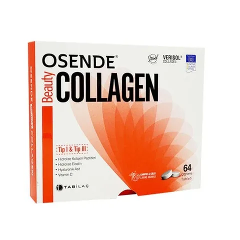 TAB Osende Beauty Коллаген Тип I и Тип III 64 жевательные таблетки