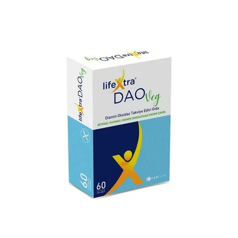 توازن الهيستامين: LifeXtra DAOVeg لراحة هضمية ومناعية