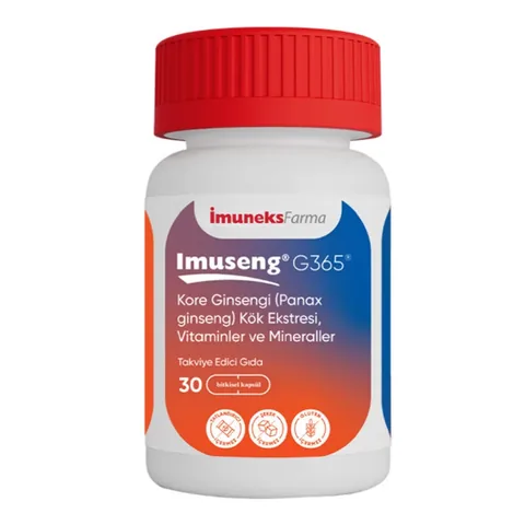 Imuneks Imuseng G365 Food Supplement 30 Capsules