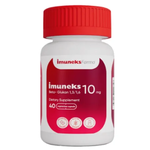Imuneks Farma 10 mg Beta Glucan Food Supplement 40 Capsules