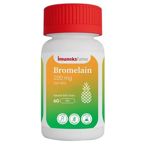 Imuneks Farma Bromelain 220 mg Dietary Supplement 60 Tablet