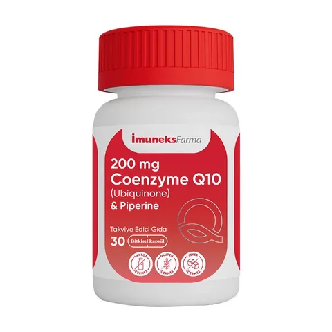 İmuneks Farma 200 mg Koenzim Q10 Food Supplement 30 Capsules