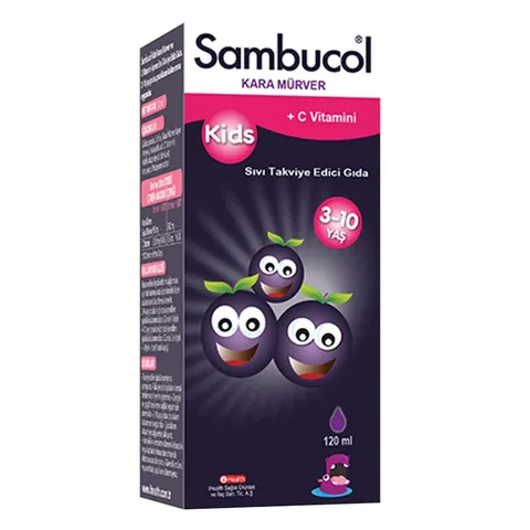 Sambucol Kids Black Elderberry and Vitamin C Liquid Food Supplement 120 ml