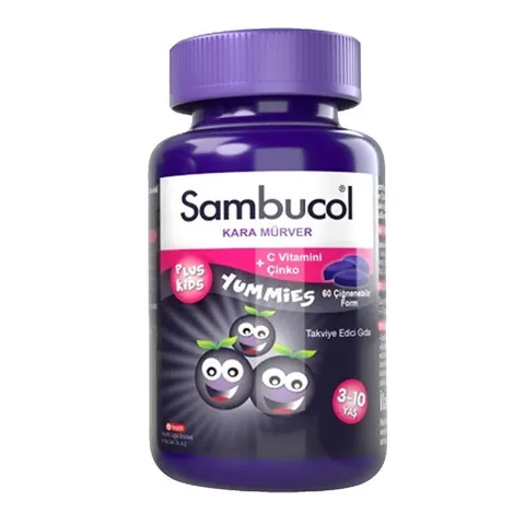 Sambucol Plus Kids Yummies For Children Food Supplement 60 Tablet