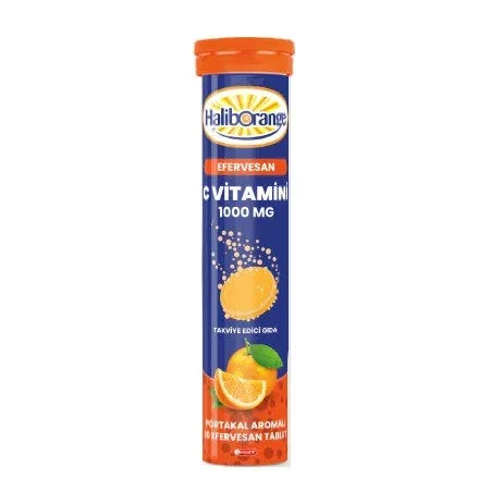 Haliborange Orange Flavored Vitamin C Effervescent 20 Effervescent Tablets