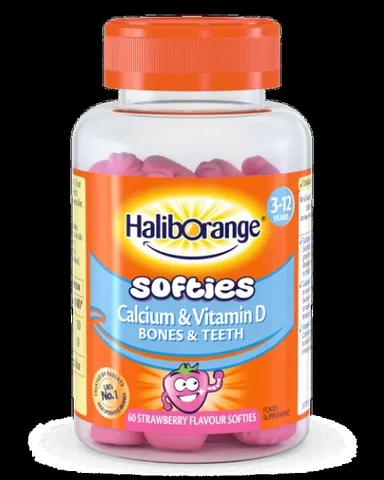Haliborange Softies Calcium & Vitamin D Kaubonbons 60 Stück
