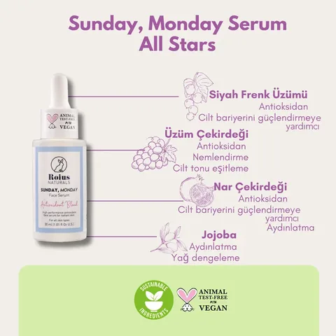 Roius Naturals سيروم رويوس لتفتيح الوجه 30 مل