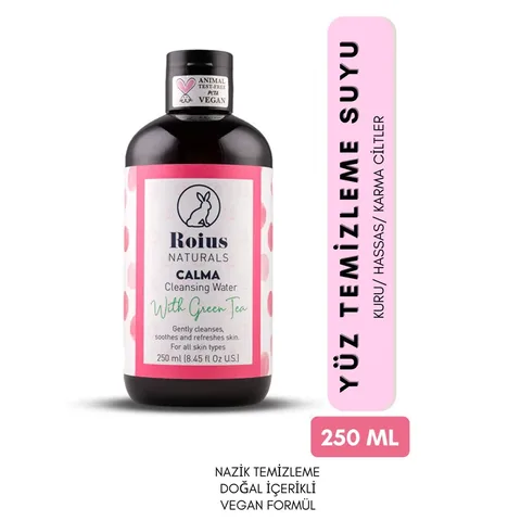 Roius Naturals CALMA Grüner Tee Reinigungswasser 250 ml