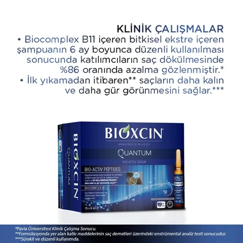 Bioxcin Quantum Hair Strengthening Serum 15 x 6 ml