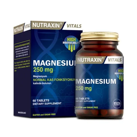 Nutraxin نيوتراكسين سترات المغنيسيوم 250 ملغ 60 قرصًا