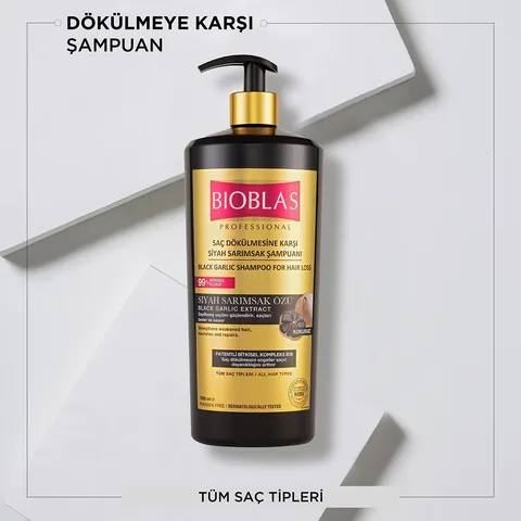 Bioblas Schwarze Knoblauch Shampoo 1000ml