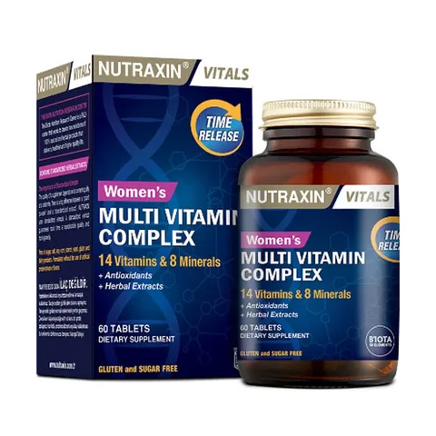 Nutraxin نيوتراكسين، مجمع الفيتامينات المتعددة للنساء، 60 قرصًا