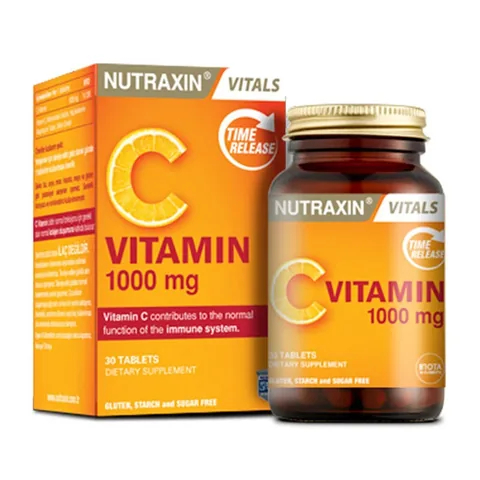 Nutraxin Vitamin C 1000 mg Dietary Supplement 30 Tablet