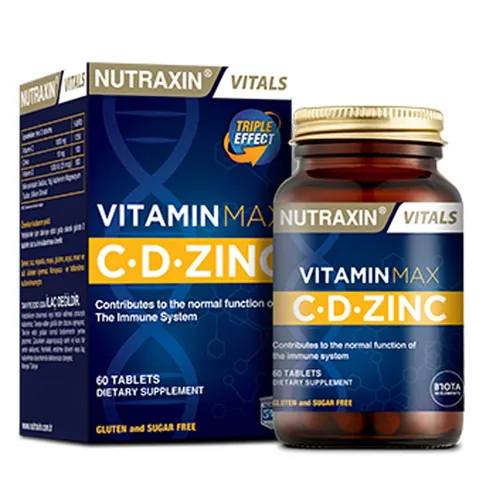 Nutraxin Vitamin Max C.D Zinc 60 Tablet