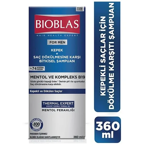Bioblas For Men Anti-Hair Loss Shampoo 360 ml