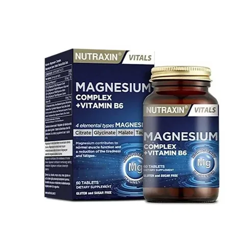 Nutraxin نيوتراكسين ماغنيسيوم كومبلكس 60 قرصًا