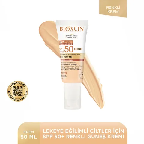 Bioxcin Sun Care Sunscreen for Blemished Skin SPF 50+ 50 ml - Tinted