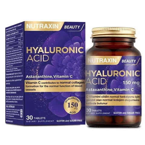 Nutraxin مكمل غذائي نيوتراكسين بحمض الهيالورونيك 30 قرصًا